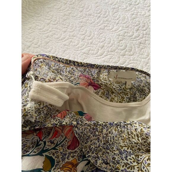 Anthropologie Floral Print Blouse Boho, Gypsy, Maximalist, Festival, Artsy - Picture 6 of 11